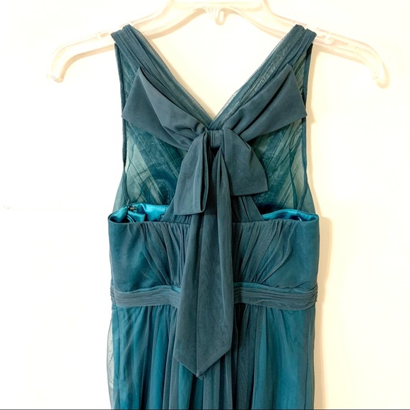 NWT Anthropologie Hitherto Party Dress Green Sz 4 - Picture 6 of 16